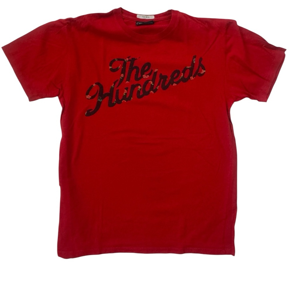 The Hundreds Red Graphic T-Shirt “The Hundreds” Script Logo Mens M